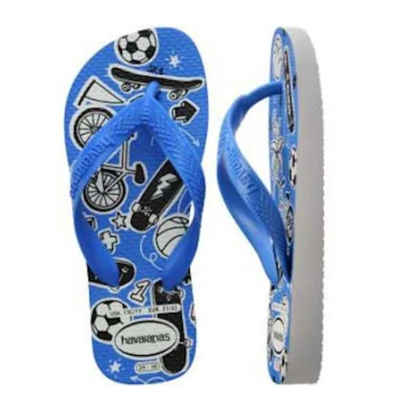 SAND HAVAIANA KIDS ATHLETIC BRANCO/AZUL 31/2 1X1 - Havaianas - Vestuário