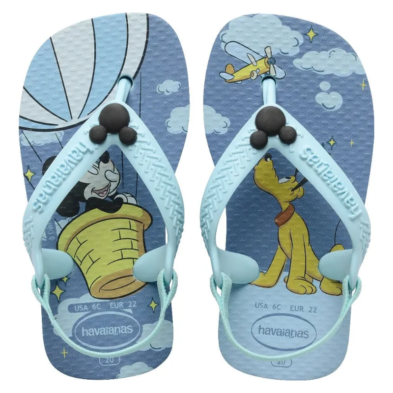 Sandália Infantil Havaianas Kids Disney Class Azul Maceio 19-20 - Havaianas