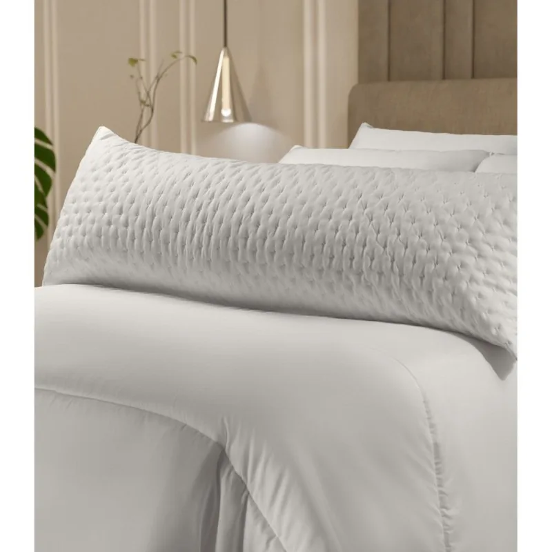 Travesseiro Body Pillow Matelassado La Dotta Branco Un