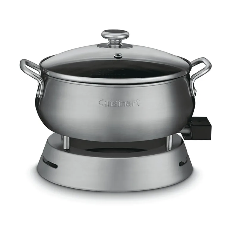 Panela Elétrica com Acessórios para Fondue Inox 127V Prata Cuisinart - CFO-50CBBROUT [Remanufaturado] CFO-50CBBROUT