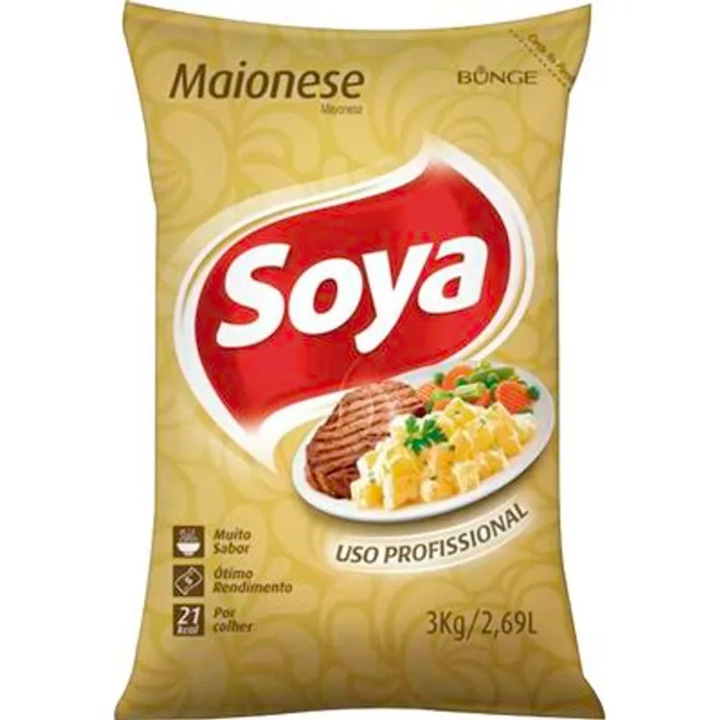 Maionese Soya Tradicional 3kg