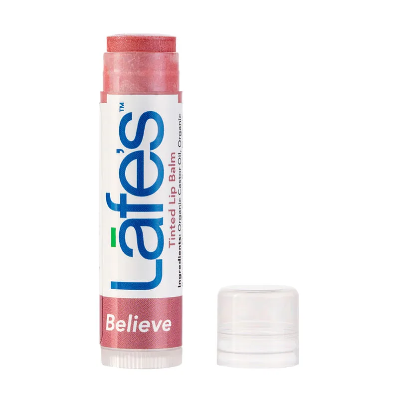 Tinted Lip Balm Organic Tube Believe Lafe's 4g - Lafe's - Higiene E Beleza