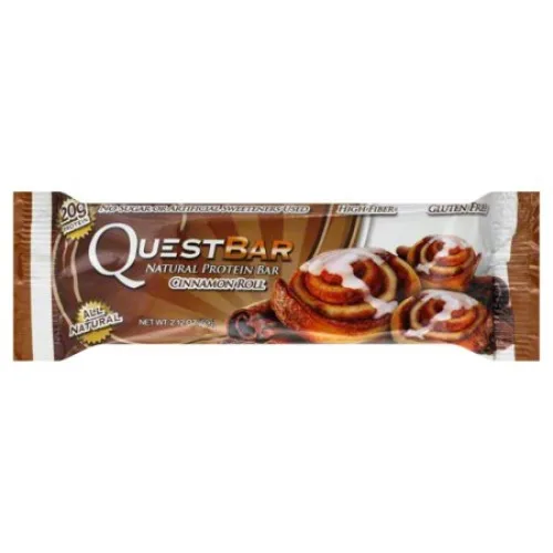 Quest Nutrition Protein Bar, White Chocolate Raspberry, 20g Protein, 2.1oz Bar, 12 Count - QUEST BAR