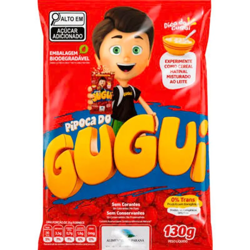 Pipoca Doce Gugui 130g