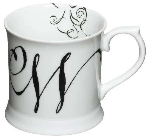Caneca Resitech Porcelana Initially W - ROSANNA
