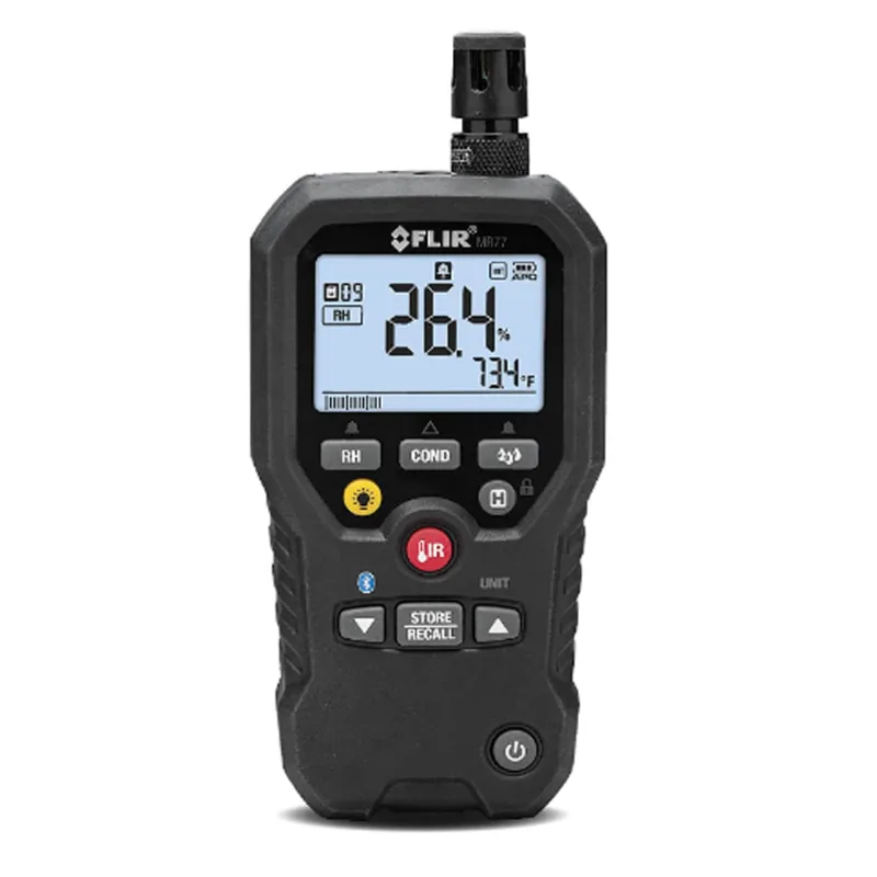Medidor de Umidade com Câmera de IV Tecnologia Msx Flir MR77 MR77