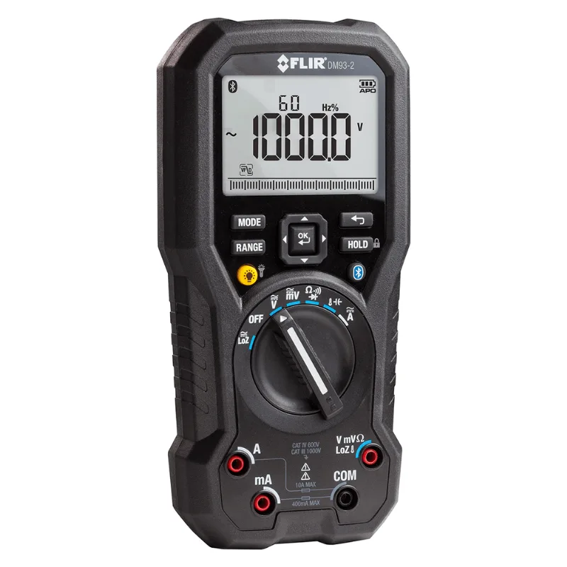 Multímetro Digital Industrial com Meterlink Flir DM93-2 DM93-2