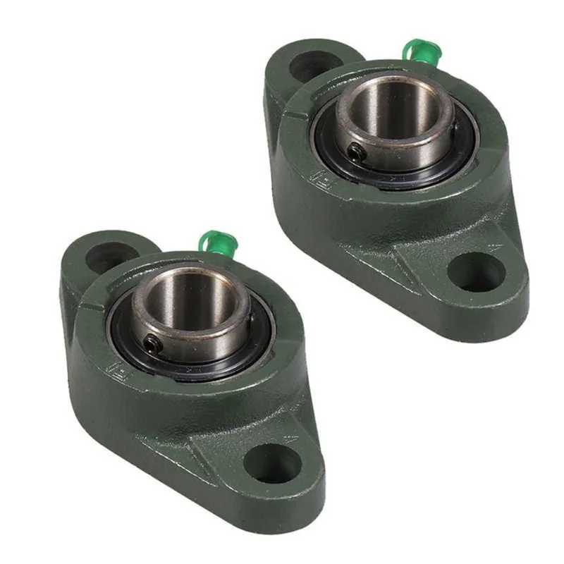 Kit 2 Mancal Tipo Oval Com Rolamento Ucfl205 25mm