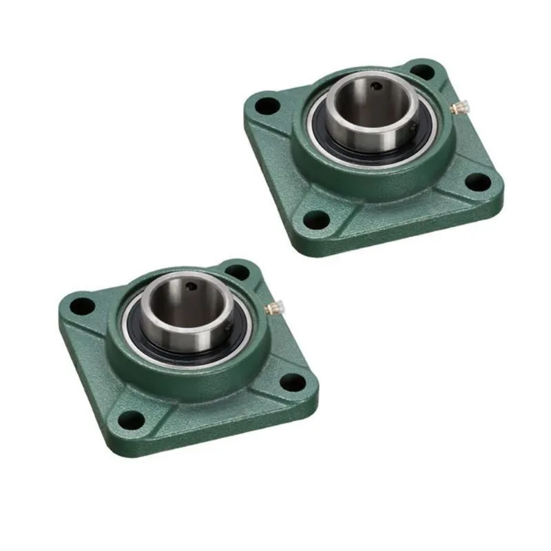 Kit 2 Mancal Quadrado Com Rolamento Ucf206 30mm