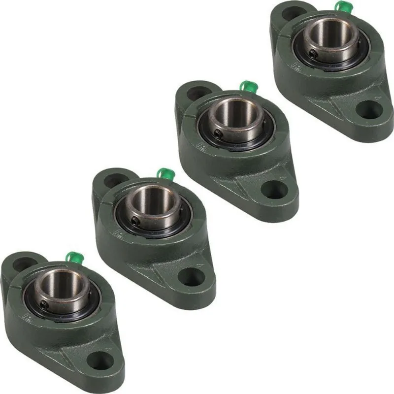 Kit 4 Mancal Tipo Oval Com Rolamento Ucfl206 30mm