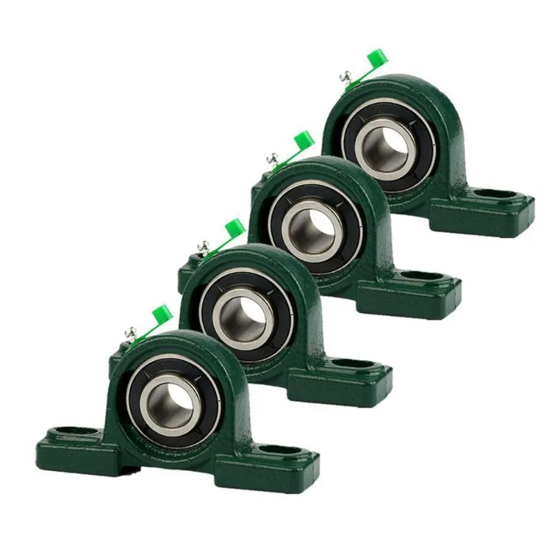 Kit 4 Mancal Pedestal Com Rolamento Ucp204 20mm