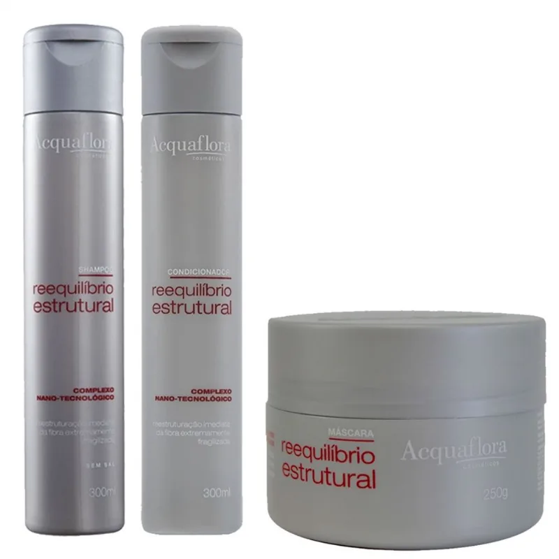 Acquaflora Kit Reequilíbrio Estrutural Trio