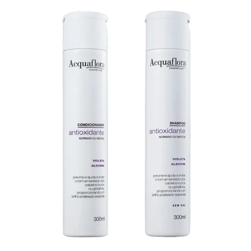 Acquaflora Kit Antioxidante Alecrim - Normais Ou Mistos Duo