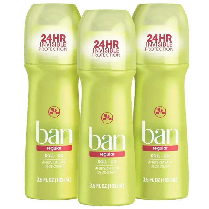 Ban Desodorante Roll-on regular - 103ML - 3 Unidades