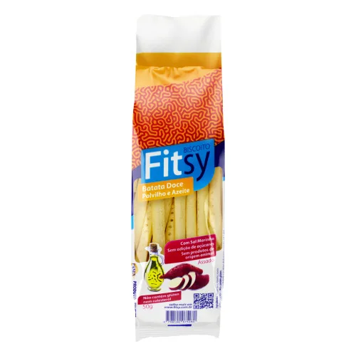SNACK DE BATATA DOCE FITSY PACOTE 50G - FITSY - Matinais