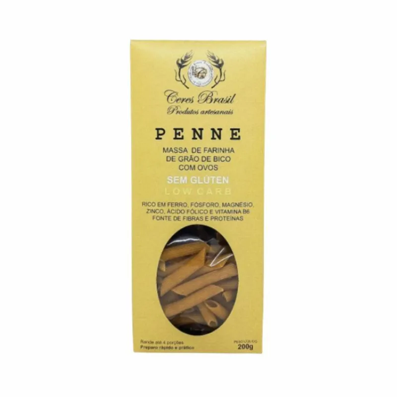 Macarrão Penne De Grão De Bico Sem Glúten Ceres 200g - Não Informado - Mercearia