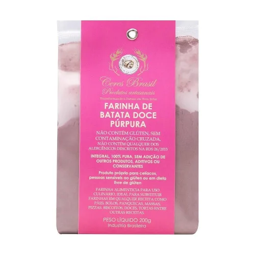 FAR DE BATATA DOCE PURPURA CERES BRASIL 200G - BRASIL
