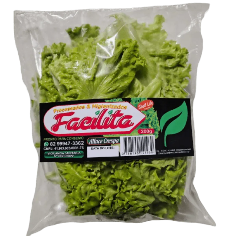 Alface Crespa Facilita 200g - FACILITA - Hortifruti