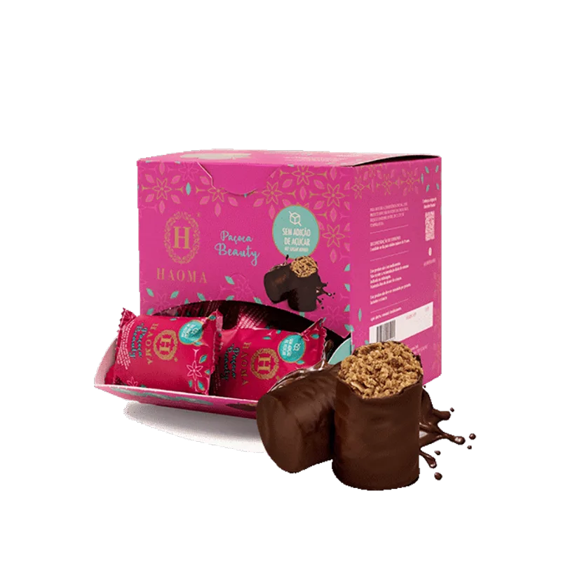 Paçoca Sem Açucar Haoma Beauty 22,5g