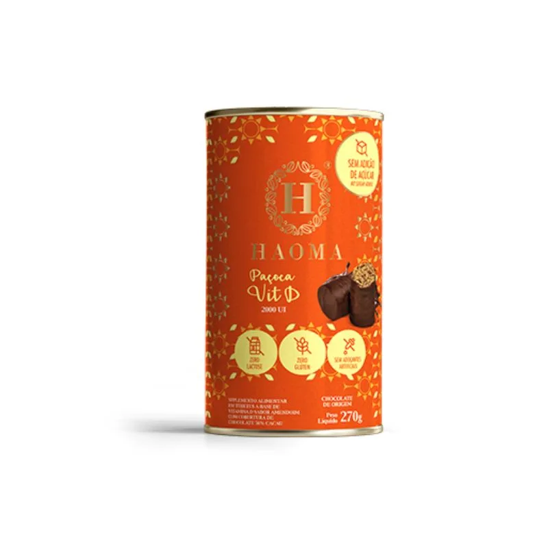 Paçoca Vitamina D 2000UI Haoma 270g - Haoma - Alimentos E Bebidas