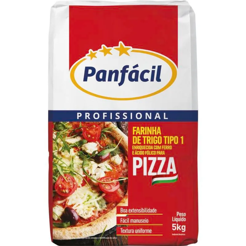 Farinha de Trigo Panfácil Pizza 5kg