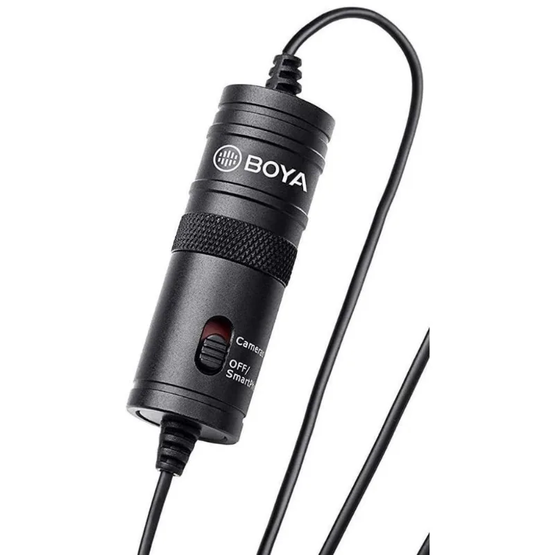 Microfone De Lapela Com Cabo P3 Para Smartphones Boya By-m1