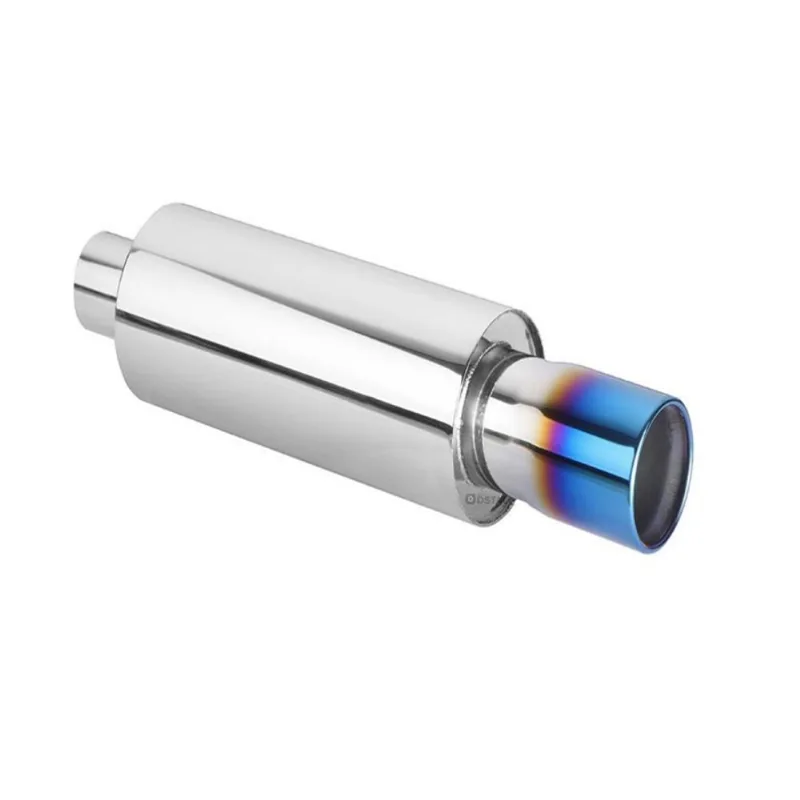 Abafador Inox 5 Polegadas com Ponteira Queimada 3.5 Pol