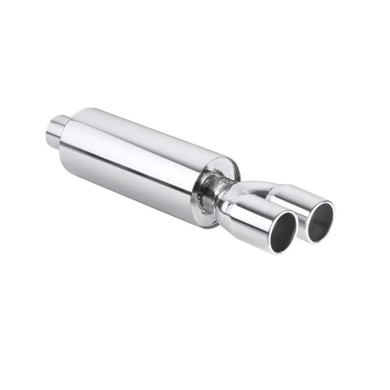 Abafador Esportivo Inox corpo 130mm saída dupla de 170mm