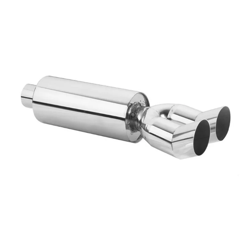 Abafador Esportivo Inox Ponteira dupla Angular saida 3.5