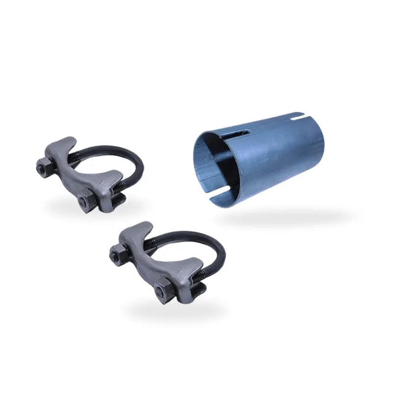 Kit Emenda Luva Adaptação Escapamento Tubo 2.1/8 Pol 53,9 mm