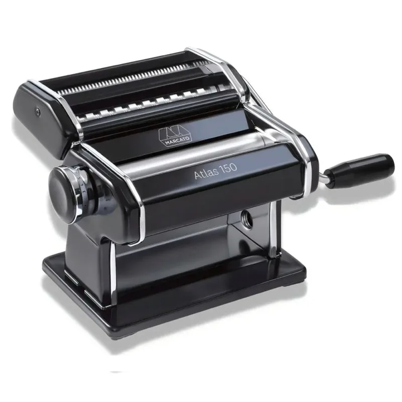 Máquina de Macarrão Marcato Atlas 150 Plus 4 Massas Preta: Ícone do Design e da Gastronomia Italiana - Marcato