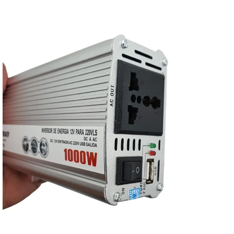 Inversor Veicular 1000w Conversor 12v Pra 220v Barato
