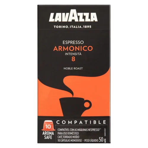 Cafe Espresso Em Capsula Lavazza Armonico 50g - LAVAZZA - Mercearia