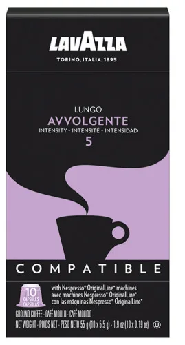 Cafe Espresso Em Capsula Lavazza Avvolgente 55g - LAVAZZA - Mercearia