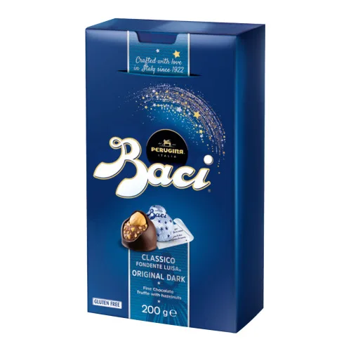 Perugina: Baci Set Of Three 7.05 Ounce Packages Classic, With Milk, White: 1 Each, Total 3 Packages  - PERUGINA - Mercearia