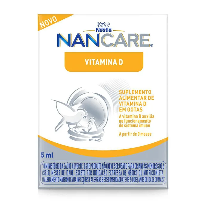 Suplemento Pediátrico NANCARE Vitamina D 5 ml - NAN