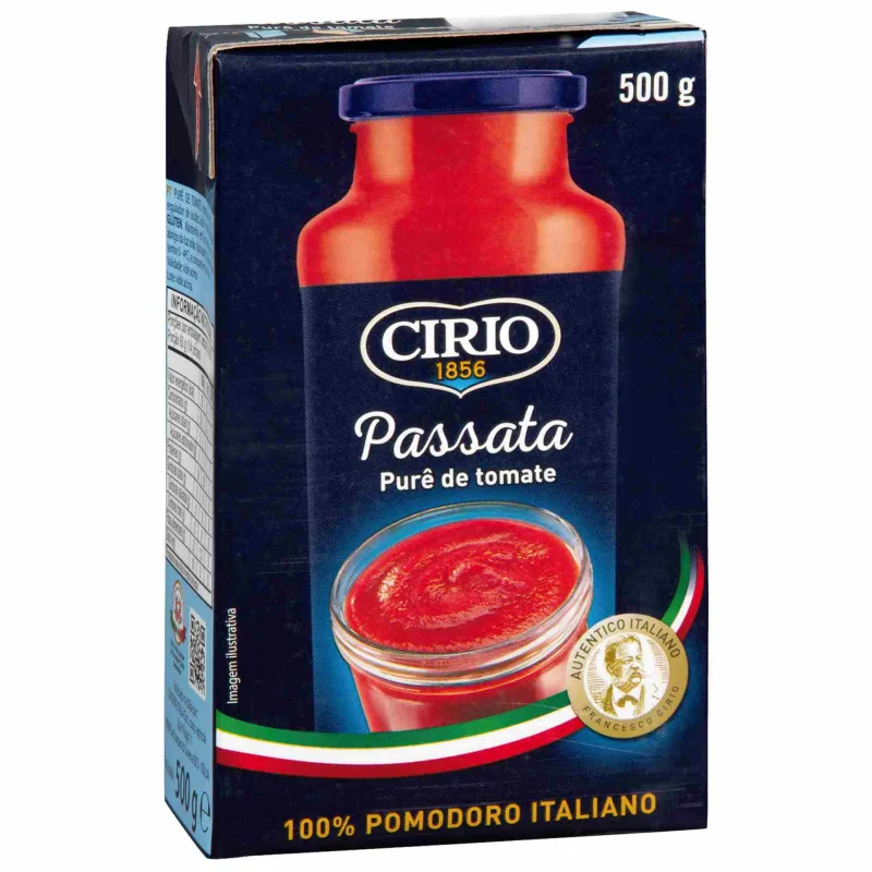 Passata Purê de Tomate Cirio 500g - Cirio - Mercearia