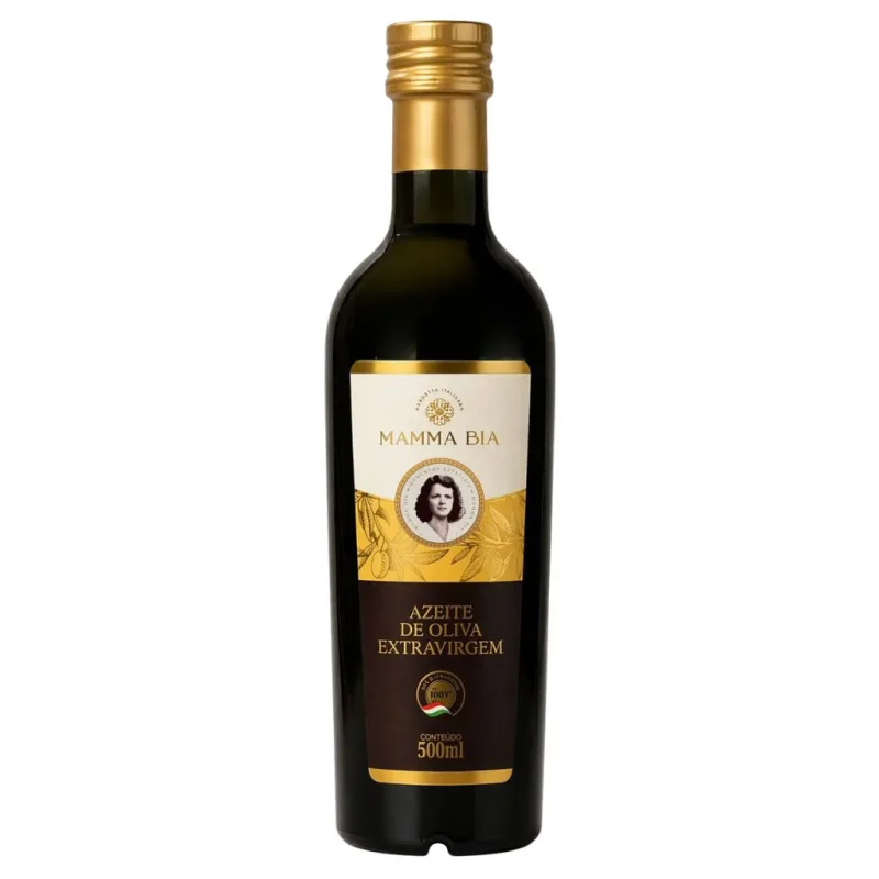 Azeite de Oliva Extra Virgem Mamma Bia 500ml - Mamma Bia - Importados
