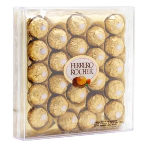 Bombons Sortidos Ferrero Rocher Diamante 300g - FERRERO ROCHER - Mercearia