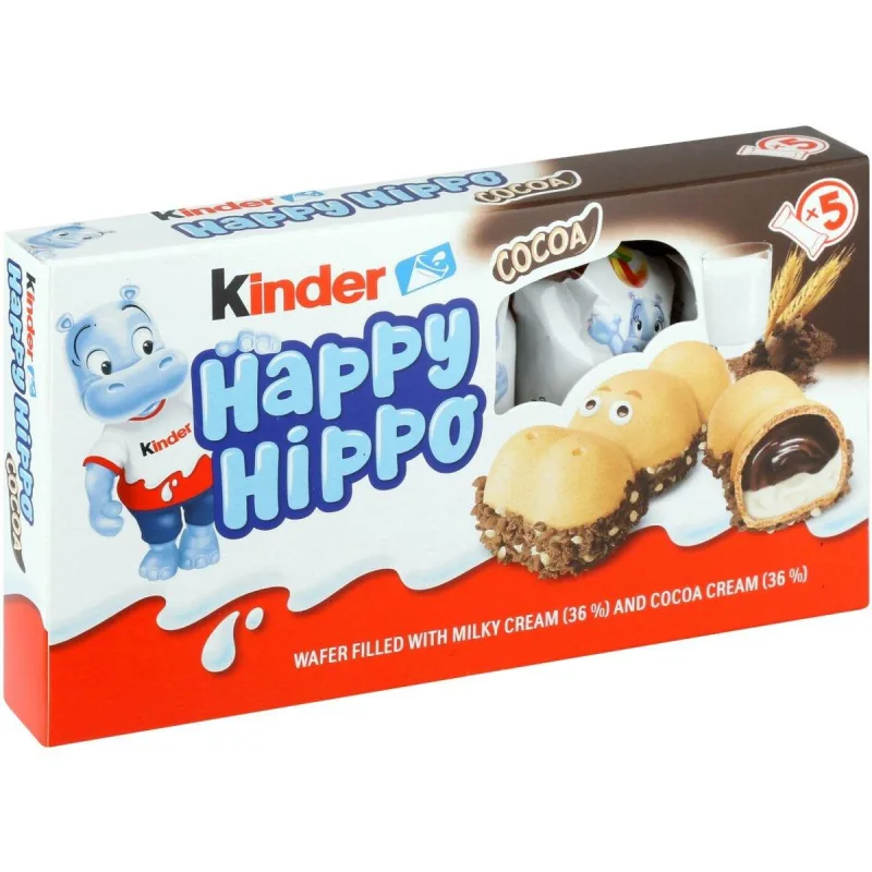 Biscoito Kinder Happy Hippo Cacau 103,5g - Kinder - Mercearia