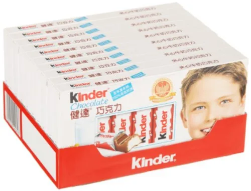 Kinder Chocolate Pack Of 10, Total 80  - KINDER - Mercearia