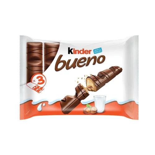 Choc.kinder Bueno 129g - KINDER - Mercearia