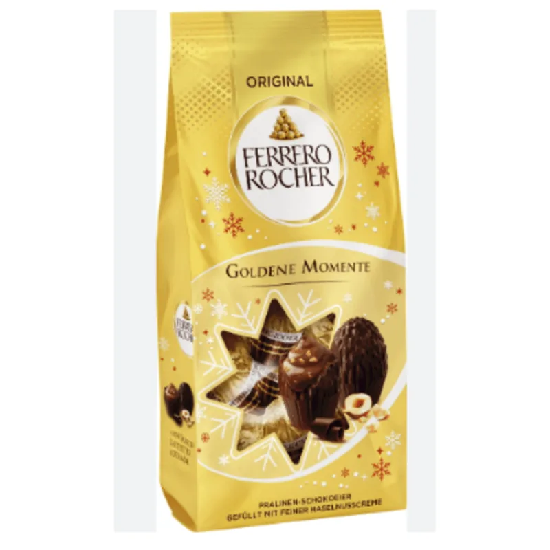 CHOC POLON FERRERO ROCHER 90G GOLDENE MOMENTE