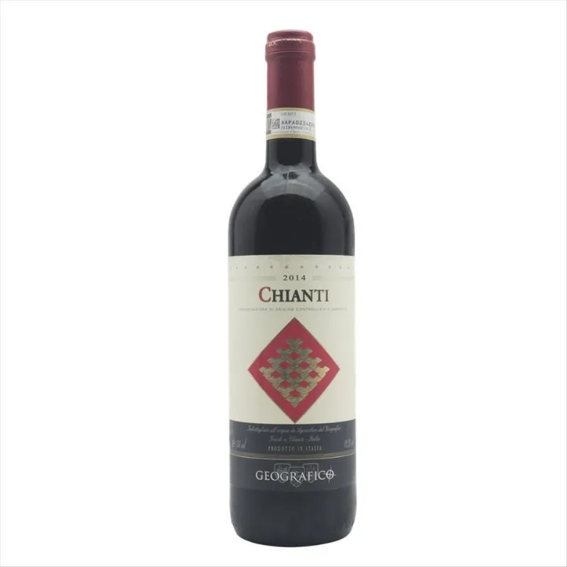 Vinho Tinto Italiano Chianti Geográfico Garrafa 750ml