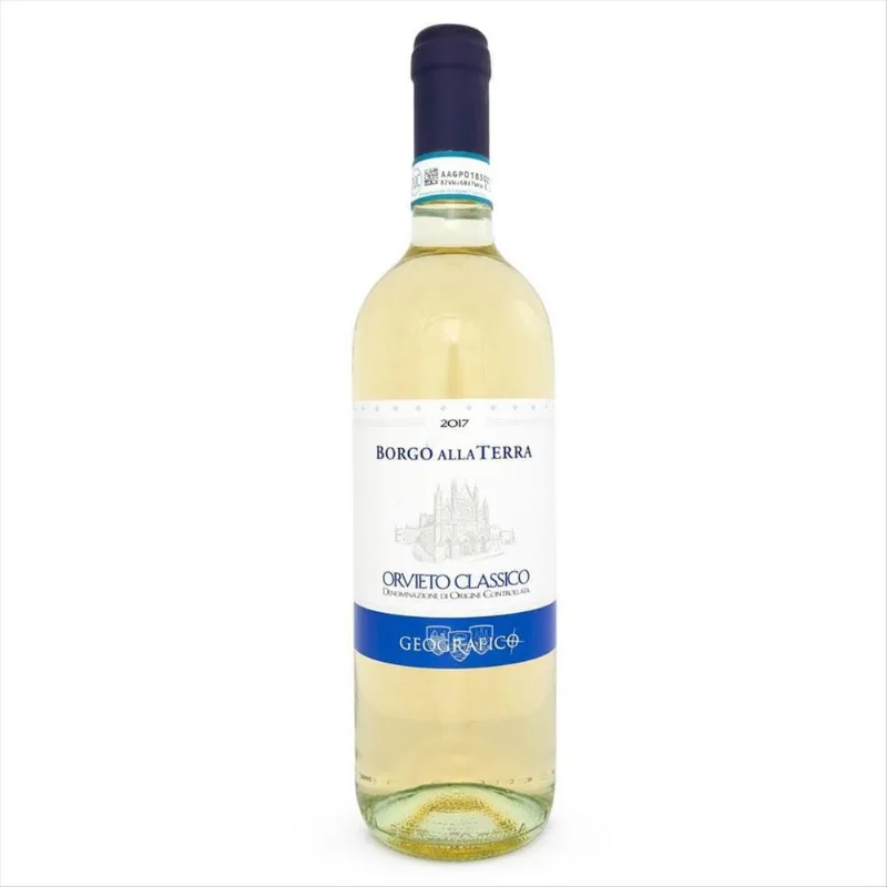 Vinho Branco Italiano Borgo Alla Terra Orvieto Clássico Garrafa 750mL