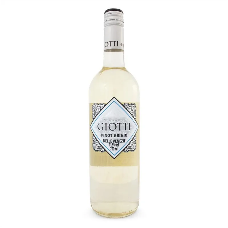 Vinho Branco Italiano Giotti Pinot Grigio Delle Venezie Garrafa 750 mL