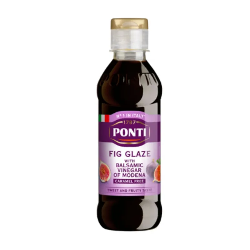 Molho Balsâmico Italiano Fig Glaze Ponti 240ml