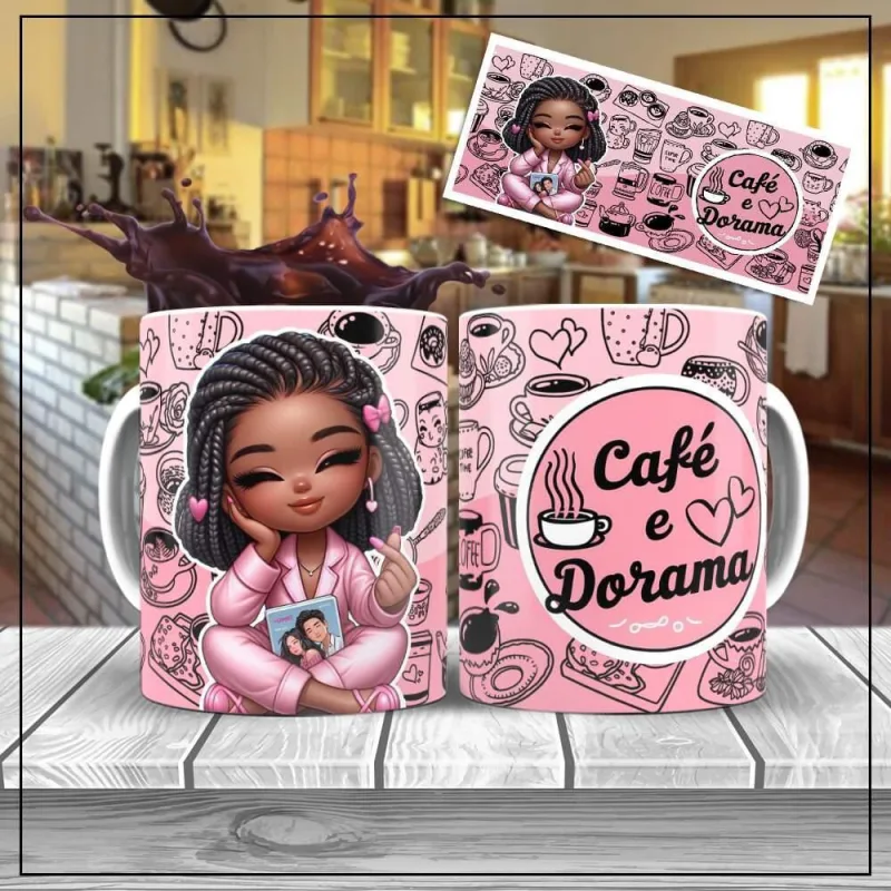 Caneca Personalizada Café E Dorama - Não Disponível - Utilidades Domesticas