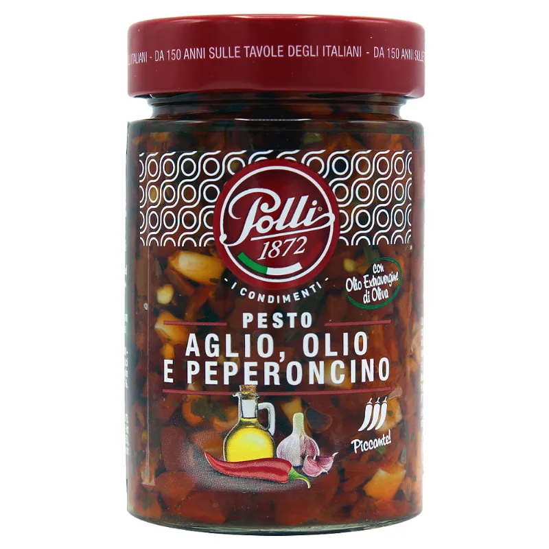 Pimentão com Alho e Óleo Polli 185g
