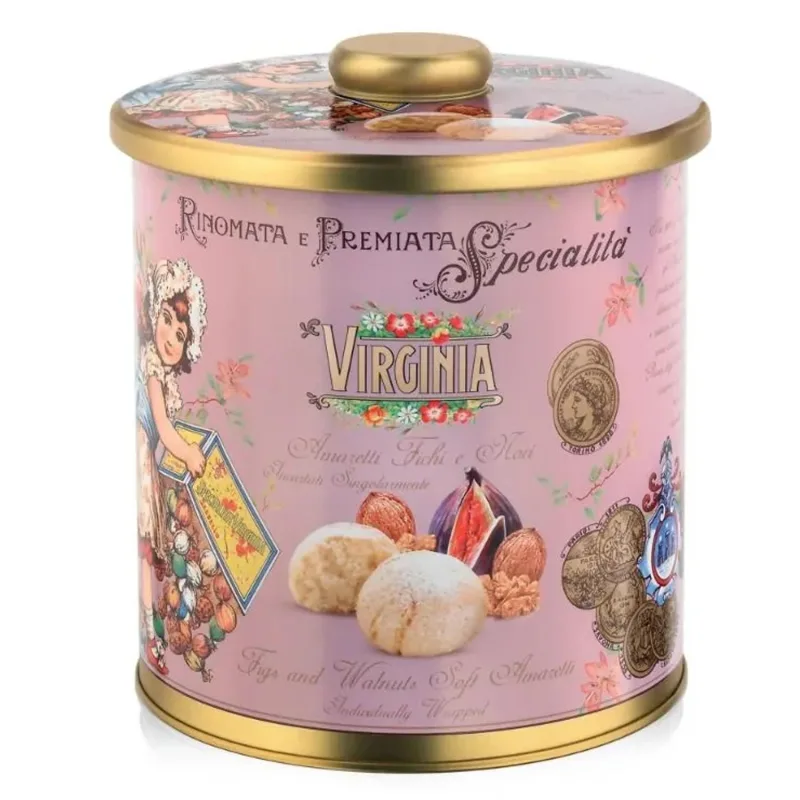 Virginia- Amaretti Figo E Nozes 220gr - Não Informado - Mercearia
